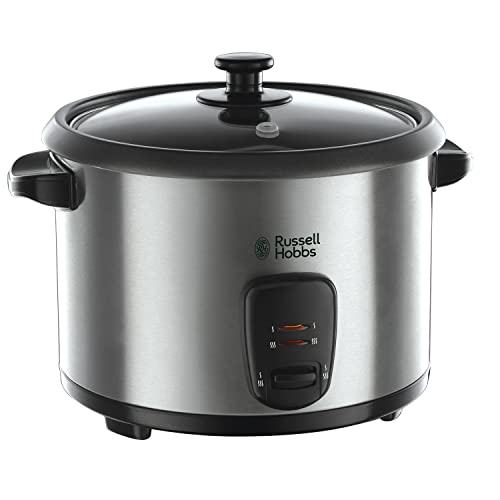 Russell Hobbs 19750 Rice Cooker and Steamer, 1.8L, Silver - Single