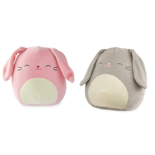 Squishmallows Bop the Pink Bunny & Blake the Grey Bunny 