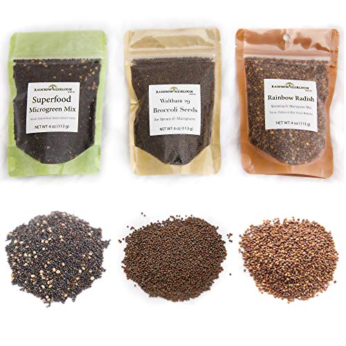 Heirloom Sprouting & Microgreen Seed Variety Pack