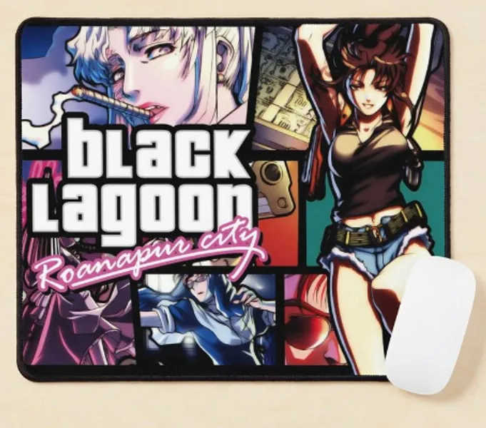 Black Lagoon Mouse Pad