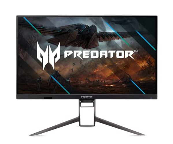 Acer Predator 31.5" UHD 3840 x 2160 IPS Gaming Monitor | AMD FreeSync Premium | 144Hz | Up to 0.5ms | HDR400 | Delta E<1 | TUV/Eyesafe | USB Type-C, DP 1.4 & 2 x HDMI 2.1 | XB323QK LVbmiiphuzx - UHD - 31.5-inch
