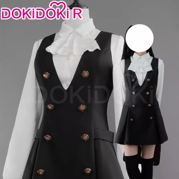 【Size XS-XL】DokiDoki-R Anime Inu × Boku Secret Service Cosplay Ririchiyo Shirakiin Costume School Uniform Inu × Boku SS Karuta Roromiya