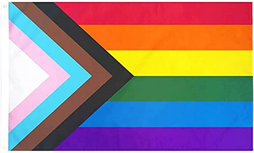 Progress Pride Rainbow Flag 