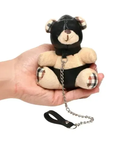 Hooded Teddy Bear Keychain