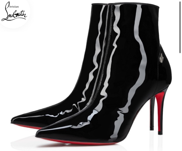 Shiny Kate louboutin ankleboots