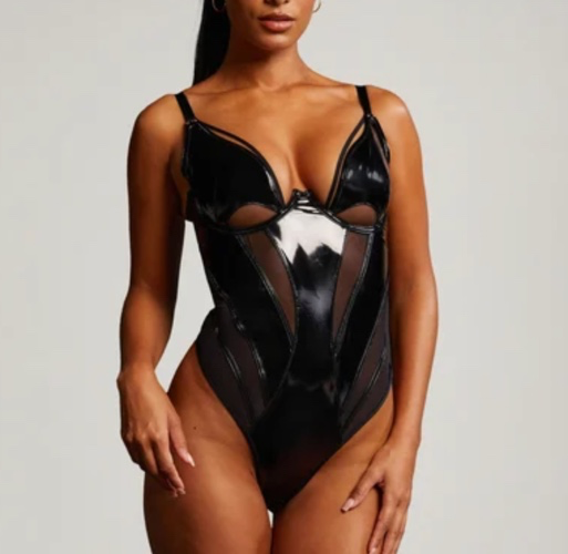 Shiny bodysuit