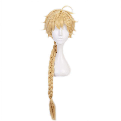 Anime Cosplay Wig, Genshin Impact Wig, with Free Wig Cap, for Halloween, Party, Carnival, Nightlife, Concerts, Weddings (Traveler/Aether/Sora) - Traveler/Aether/Sora