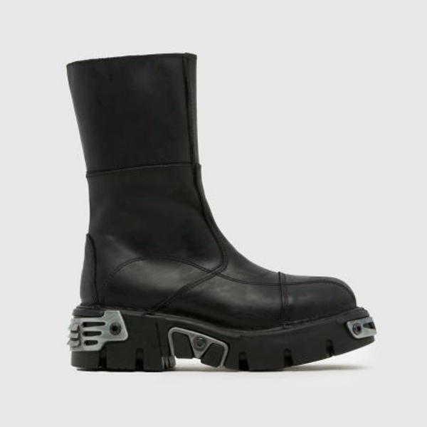 NEW ROCK Calf in Black