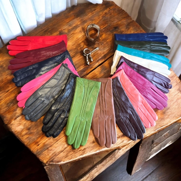 Womens Premium Genuine Super Soft Leather Gloves Fully Lined Winter Warm