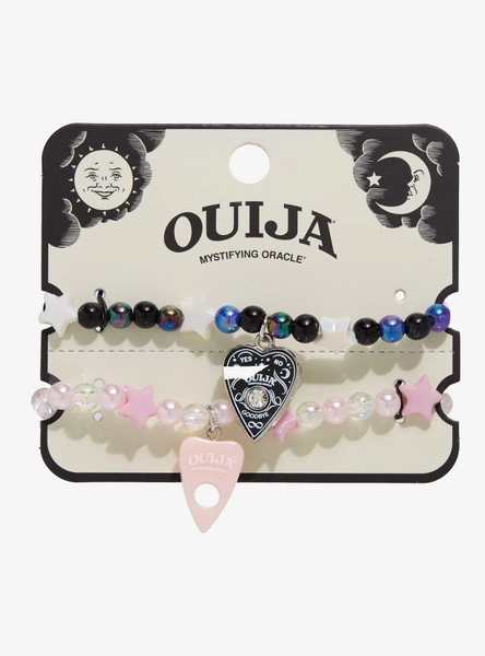 Ouija Planchette Best Friend Bead Bracelet Set