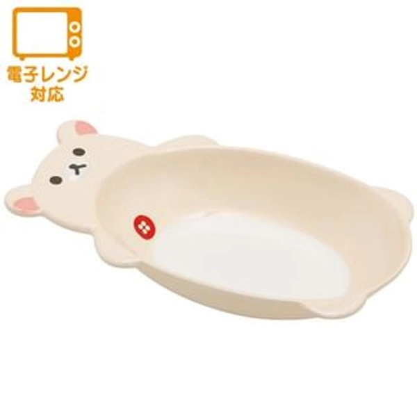 San-X Rilakkuma Ceramic Plate (Korilakkuma)
