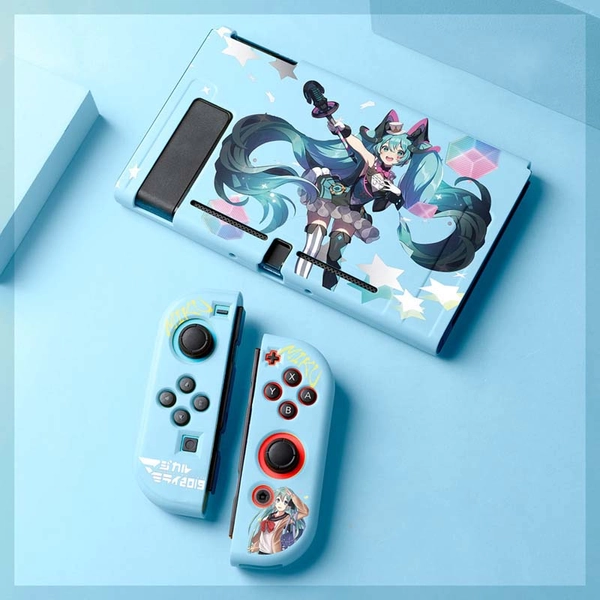 Miku Switch Case Soft TPU Protective Cover Miku Lover Gifts - D