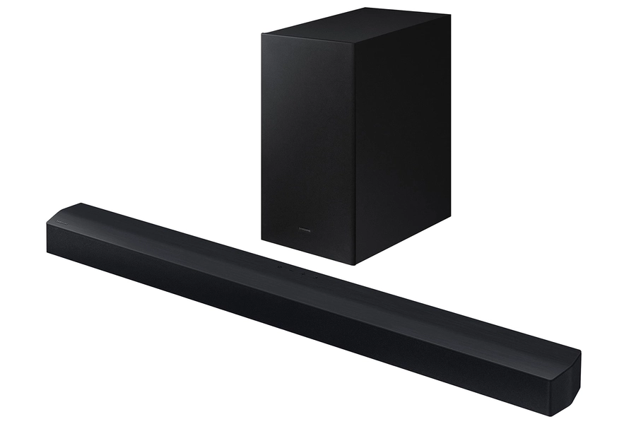 SAMSUNG Soundbar HW-C430/ZF Draadloze subwoofer, Dolby Digital 2.1, speelmodus, Bluetooth 4.2 Power On en One Remote Control