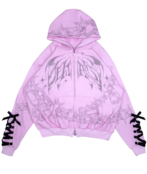 Death Kiss Chain Hoodie ♡