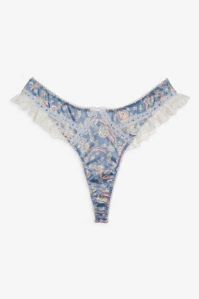Emiliana Thong Panty — Blue