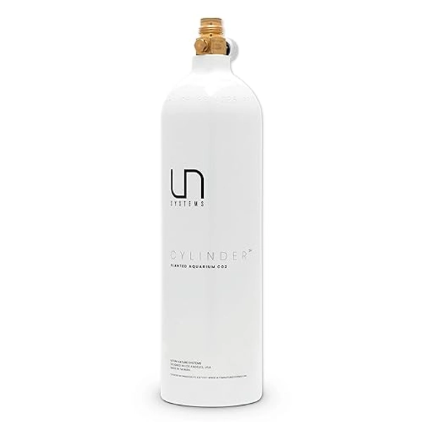 Ultum Nature Systems CO2 Cylinder Pro for Planted Aquariums - CO2 Tank with On/Off Valve, Aluminum CO2 Canister for Aquarium Plants - Tank for Fishtank CO2 & Aquarium Accessories - (24 oz)