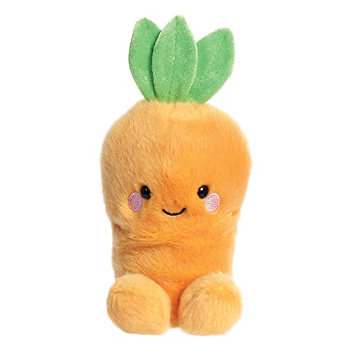Aurora, 82054, Palm Pals Cheerful Carrot, 5In, Eco Friendly Soft Toy, Orange