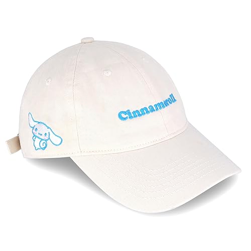 Roffatide Anime Cinnamoroll Cute Baseball Cap Adjustable Cartoon Plush Baseball Hat for Women Men Printed Cotton Dad Hat - One Size - Cinnamoroll