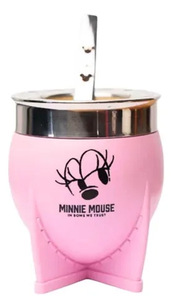Mate Pampa Xl Disney Ojos Minnie Mouse + Bombilla