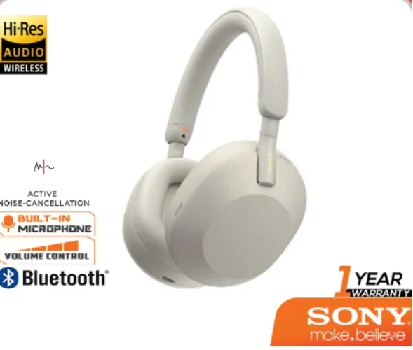 Sony WH-1000XM5/WH-1000XM4 Premium Wireless Bluetooth Active Noise Cancelling Headphones with Mic , Alexa Voice Control