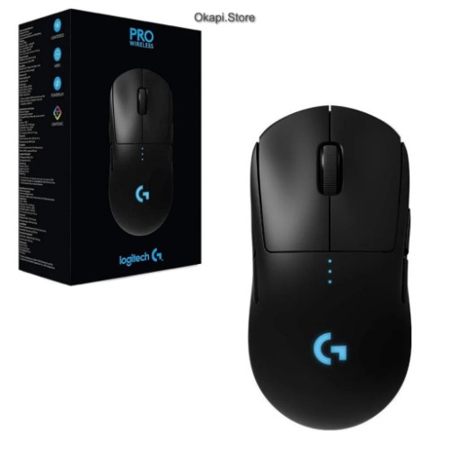 Logitech G PRO Wireless Gaming Mouse HERO 25K Sensor (910-005274)
