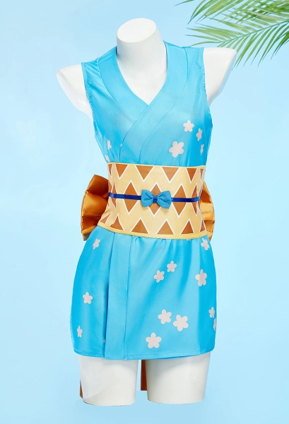 One Piece Nami Cosplay Kimono Kleid Cosplay Kostüm