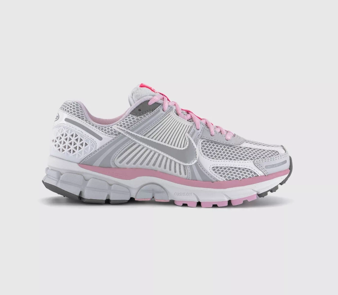 Nike Zoom Vomero 5 Trainers Photon Dust Metallic Silver Summit White - Women's Trainers