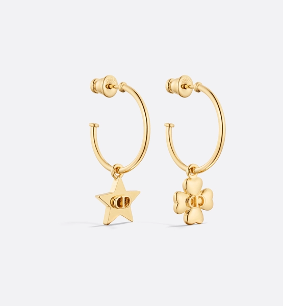Lucky Dior Hoop Earrings