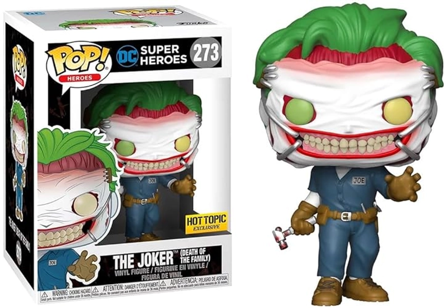 Funko DC Super Heroes Pop! Heroes The Joker (Death Of The Family) Vinyl Figure Hot Topic Exclusive MULTI NONE