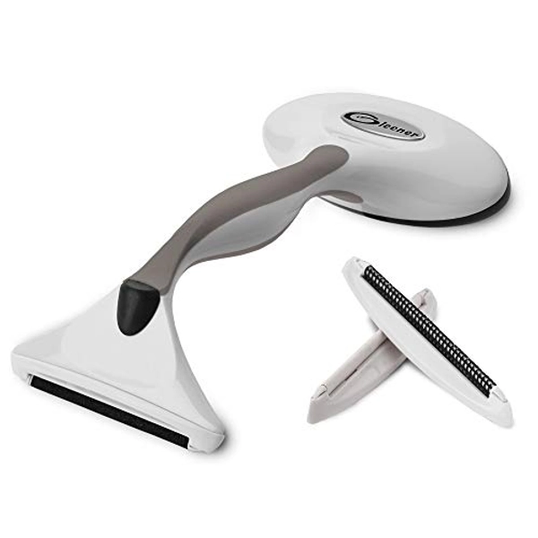 GLEENER Battery-Free Fabric Shaver & Lint Brush | Ultimate Fuzz Remover Sweater Comb | Lint Remover and Depiller for Clothing & Furniture (Taupe)