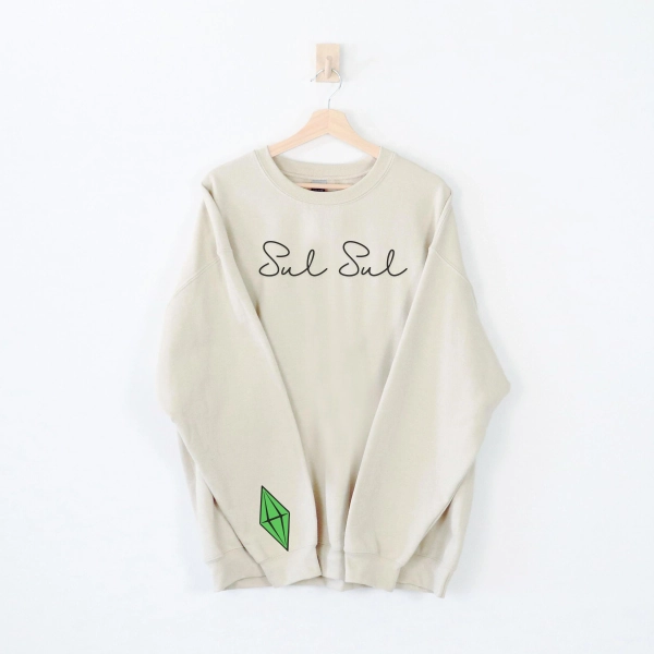 Sims Inspired Sweatshirt, Sims Crewneck, The Sims 2, The Sims 3, The Sims 4, Sims apparel, Sims Merch, Sims Plumbob