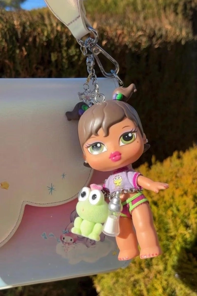 Bratz Babyz Yasmin Doll with Pet Frog Bag Charm Collectible Keychain Nostalgic y2k Toys OTHER DOLLS AVAILABLE! Cloe Sasha Jade Twinz