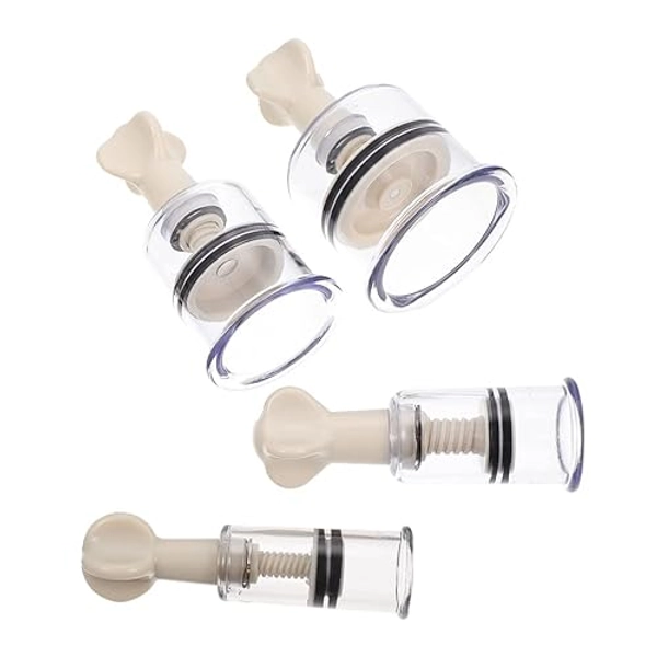 4PCS Nipple Sucker Inverted Nipples Corrector Women Breast Suction Cup for Flat Nipples Breastfeeding Female Supplies