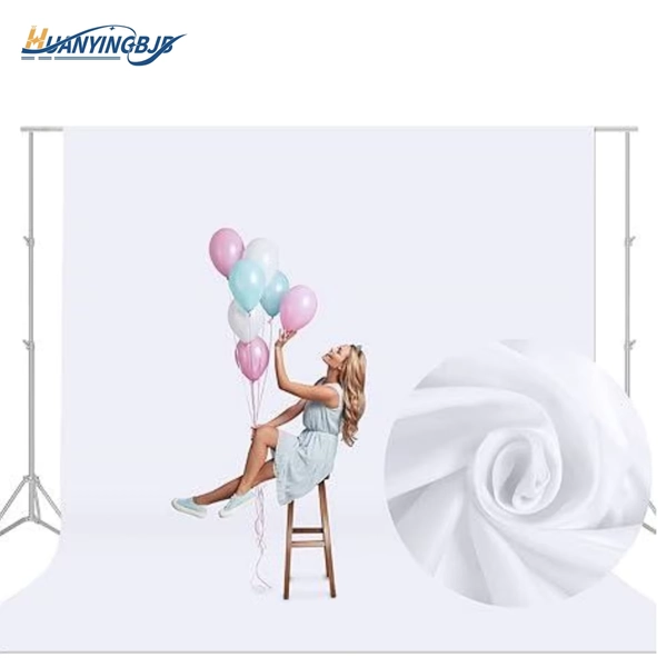 HUANYINGBJB Fondale in Tessuto di Cotone Tinta Unita Bianco Mussola Sfondi Foto Fotografia in Studio Schermo Tenda Chromakey - AliExpress 