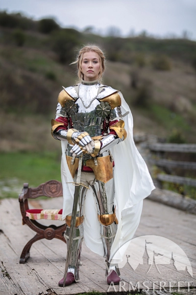 Spring steel full woman armor set “Morning Star”
