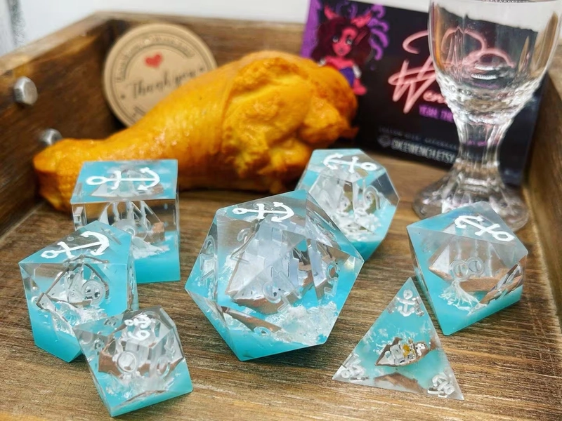 Ship-In-A-Bottle Dice