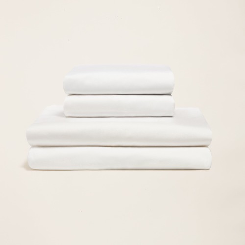 Breeze Eucalyptus Sheet Set - White / Twin