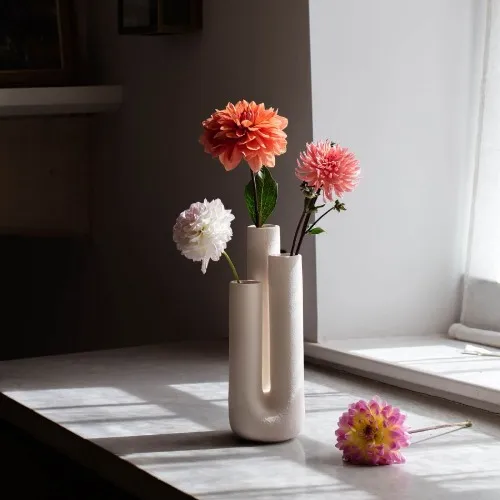 Triple Stem Vase
