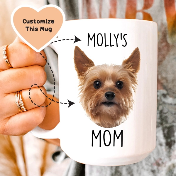Personalized Pet Mug - White / 15 oz
