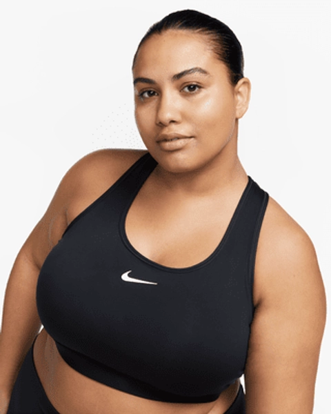 Nike Swoosh Medium Support Women's Padded Sports Bra (Plus Size)
