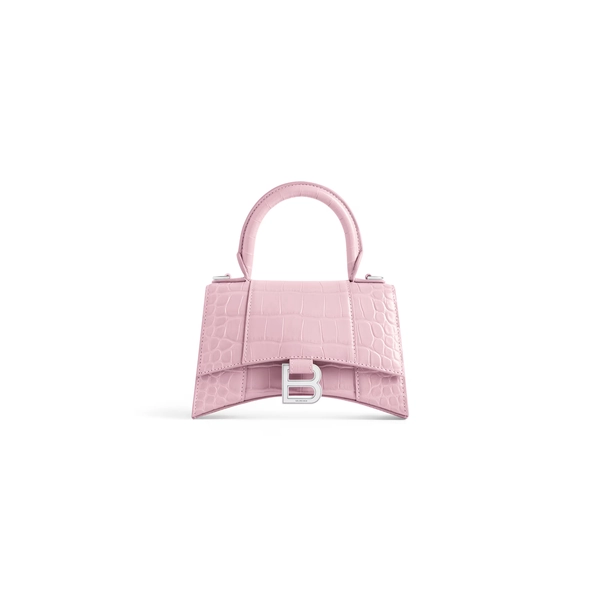 Women's Hourglass Handbag Xs in Pink