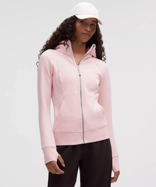 Scuba Full-Zip Hoodie - Blissful Pink - 6