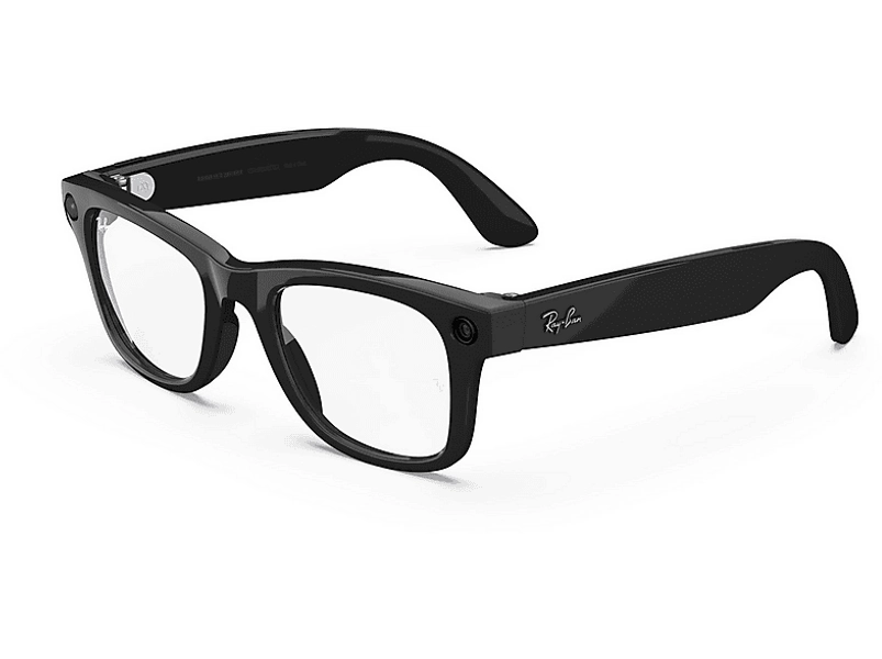 Ray-Ban Meta Wayfarer, glΓ€nzend Schwarz, Klar, AI Glasses | MediaMarkt