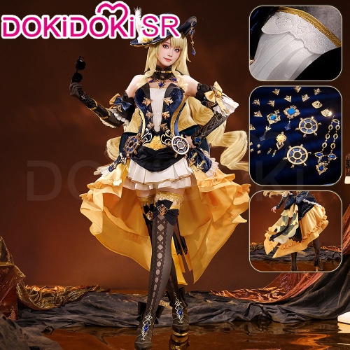 DokiDoki-SR Game Genshin Impact Cosplay Navia Costume Fontaine | M-(2nd Batch)Order Processing Time Refer to Description Page
