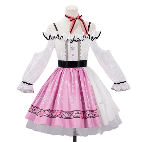 【In Stock】【Size S-3XL】DokiDoki-N Game Infinity Nikki Cosplay Nikki Costume Pink dress | M-In Stock