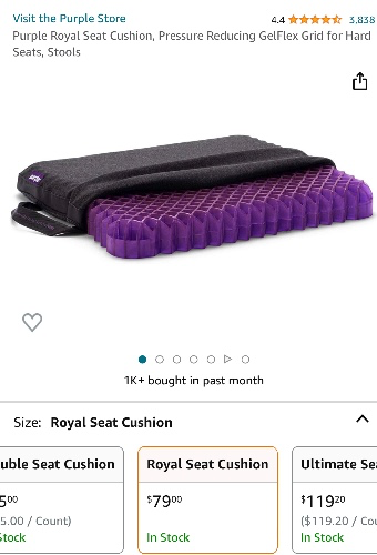 Seat cushion for chair