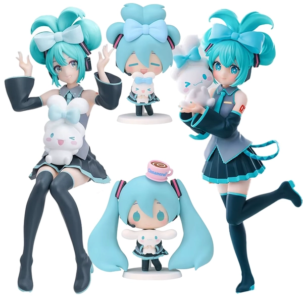 1PC 20cm/7.87inch Hatsune Miku X Cinnamoroll Anime Figure Kawaii Miku Action Figure PVC Adult Collection Model Doll Toys Gifts - AliExpress 26
