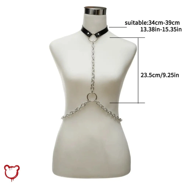 Leather Chain Body Harness