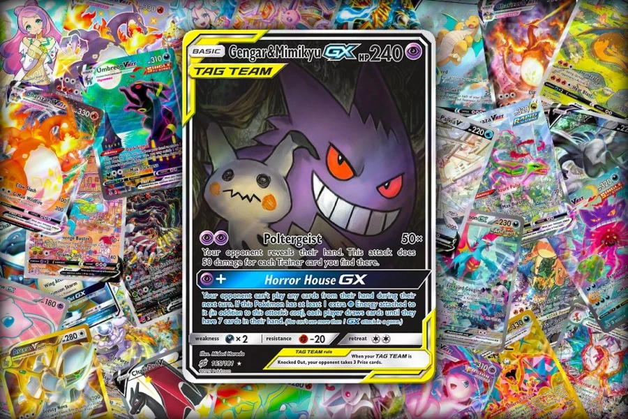Gengar & Mimikyu-GX · Team Up (TEU) #165 Proxy Card