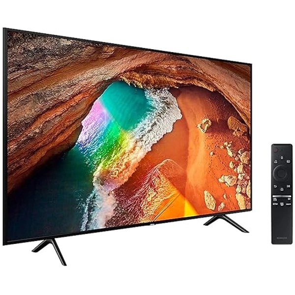SAMSUNG QLED 4K 2019 65Q60R Smart TV 65" avec résolution 4K UHD, Supreme Ultra Dimming, Q HDR, Intelligence Artificielle 4K, One Remote Control, Apple TV et Compatible Alexa
